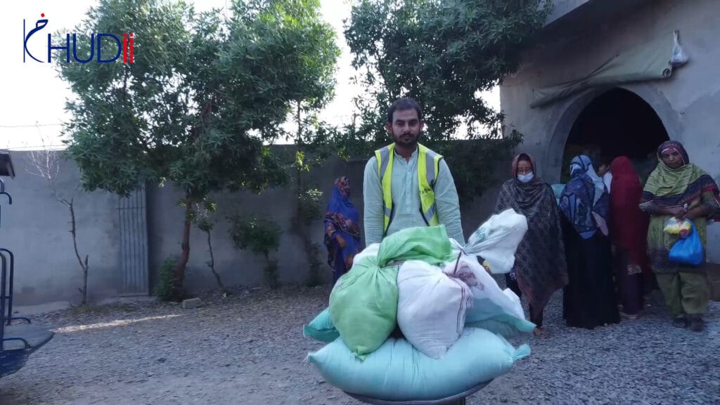 taryaq welfare ration food needy ration drive sabeel Khudii welfare Organization